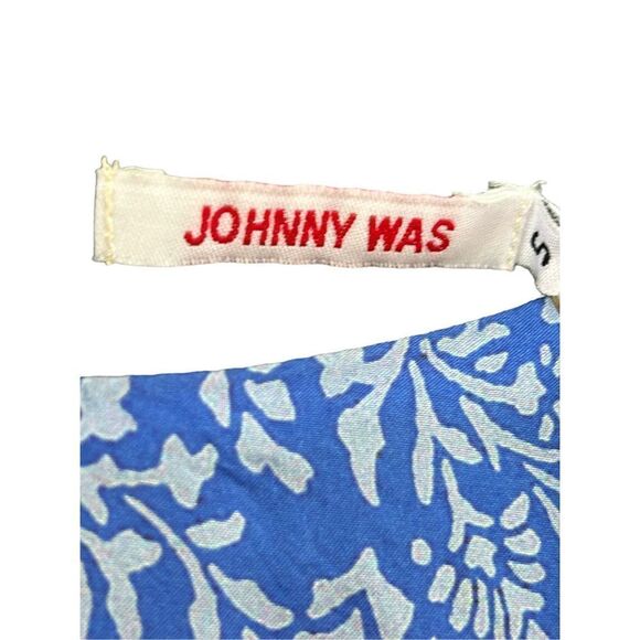 Johnny Was Moa Kabelo Silk Tunic Dress Women’s Mixed Print Size Small - Picture 7 of 10